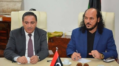 وفد من نواب نداء تونس وشفيق الجراية يلتقون بأعضاء في حكومة الوفاق الليبية (صور)