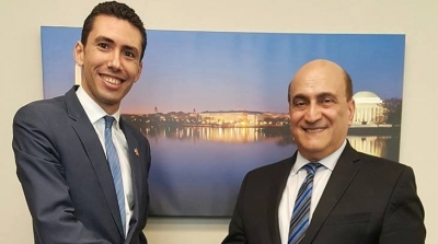 النائب مروان فلفال يلتقي المستشار السابق لدونالد ترامب