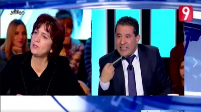 سامية عبو تنسحب من برنامج ''التاسعة'' بسبب وسام السعيدي 