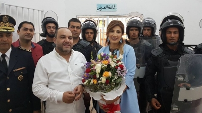 ايمان الشريف ووليد توفيق في سجن المرناقية (صور )