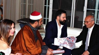 عقد قران تيم حسن ووفاء الكيلاني في مصر