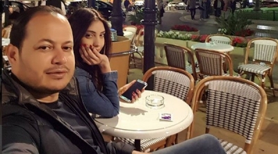 سمير الوافي ينشر اولى صور شهر العسل : نحن سعداء و من يزعجه ذلك ننصحه بطبيب نفسي 