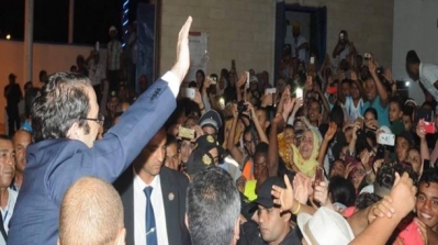  يوسف الشاهد يواكب وصول أول رحلة للباخرة قرطاج قادمة من مرسيليا في ميناء جرجيس