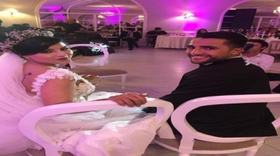 علي العابدي يحتفل بزفافه (صور)