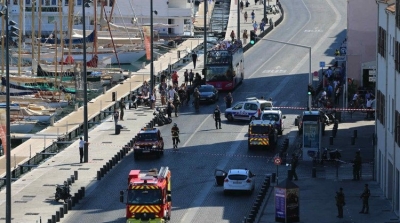 مقتل شخص بحادثة دهس في موقفين لحافلات في مدينة مرسيليا 