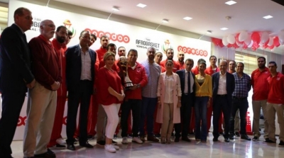 افروبسكات 2017 : أوريدو تكرم الفريق الوطني لكرة السلّة 