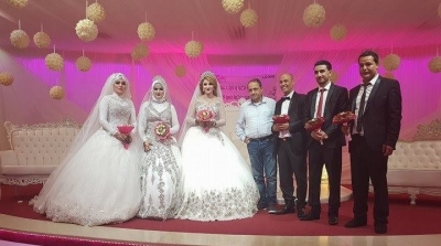 ''ليوني'' تنظم حفل زواج جماعي و تتكفل بكافة المصاريف