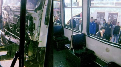 Manouba : Accident entre un poids lourd et le métro de la ligne 4 