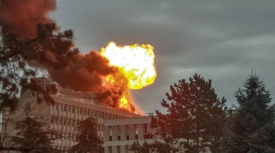 Forte explosion sur le toit de l'université Lyon-1