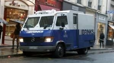 Braquage d'un fourgon de transport de fonds à Lyon