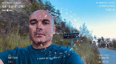 'Hor-I-zons ' performance marchée de Ridha Dhib :Paris Sousse …3000 Kilomètres à pied