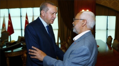 Rached Ghannouchi rencontre Erdogan à Istanbul