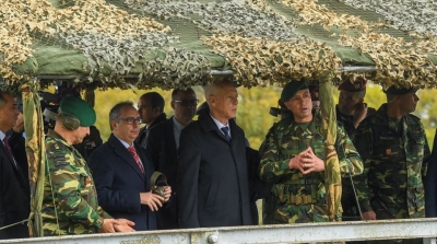 Kais Saied visite la caserne militaire de Rmadia à Bizerte