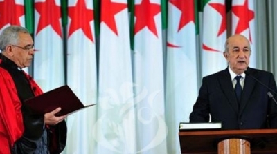Le nouveau président algérien Abdelmadjid Tebboune prête serment