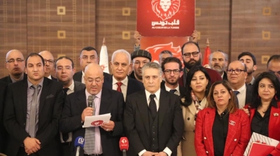 Tunisie: Qalb Tounes ne votera pas en faveur du gouvernement Jemli