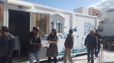 Installation de groupement de développement de la pêche artisanale de Tabarka en Tunisie 