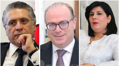 Nebil Karoui et Abir Moussi  invités par Elyes Fakhfakh