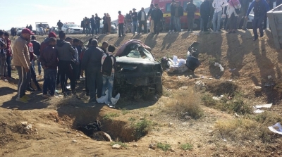 وفاة 4 معلمات وطفلة في حادث مرور بالقصرين 