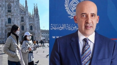 سفير تونس بإيطاليا يؤكد عدم تسجيل إصابة الجالية التونسية في ايطاليا بفيروس كورونا