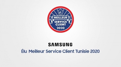 Samsung Tunisie  remporte le label 'MEILLEUR SERVICE CLIENT DE L’ANNÉE 2020 '
