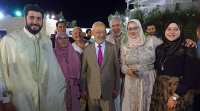 Rached Ghannouchi assiste au mariage du fils de Abdelmajid Ezzar
