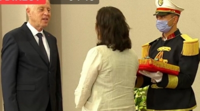 Kais Saied décore la PDG de la TAP 