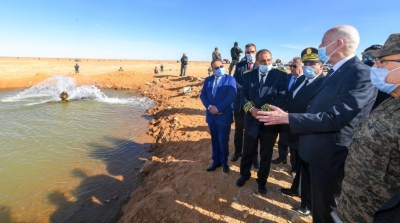 Kais Saied se rend à Ain Skhouna