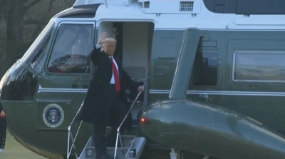 Trump quitte la Maison Blanche