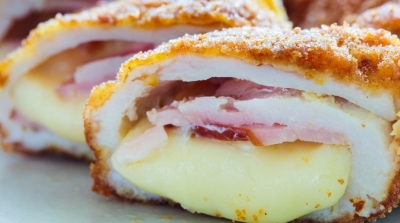 دبارة اليوم : كوردون بلو و سلاطة بالكروفات مع جواجم للتحلية