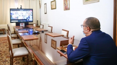 المشيشي يشرف على اجتماع لتقييم إجراءات جديدة للحد من انتشار كورونا