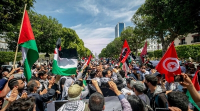 تونس العاصمة: وقفة تضامنية مع فلسطين