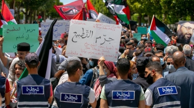 حركة أمل وعمل تطالب البرلمان بتفعيل مقترح قانون تجريم التطبيع