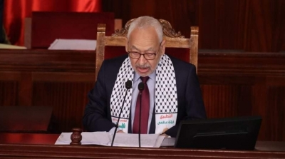 رفع علم فلسطين داخل البرلمان