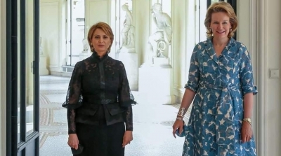 زوجة قيس سعيد في أول زيارة رسمية إلى الخارج (صور)