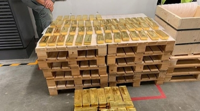 حجز 21 كغ من سبائك الذهب و 455 ألف دينار في دوز