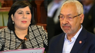 عبير موسى تقاضي راشد الغنوشي