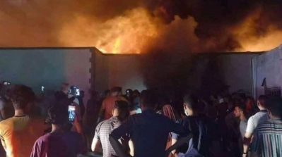 العراق : أكثر 50 قتيلا في حريق بمركز لعزل المصابين بكورونا 