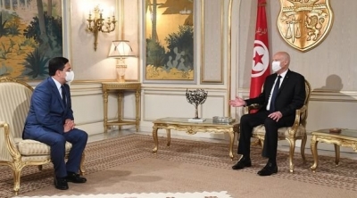 قيس سعيد يلتقي وزيري خارجية المغرب و الجزائر 