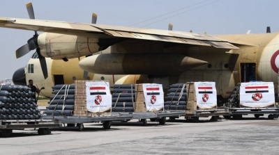 وصول 3 طائرات مصرية محملة بمعدات إلى تونس (فيديو)