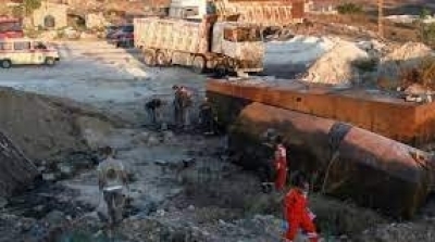 لبنان: عشرات القتلى والجرحى جراء انفجار صهريج وقود