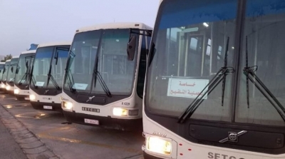 وزارة النقل وفرت أكثر من 500 حافلة لنقل المواطنين إلى مراكز التلقيح