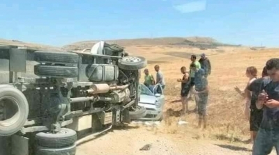 إصابة 7 أشخاص بجروح متفاوتة في حادث مرور بنابل 