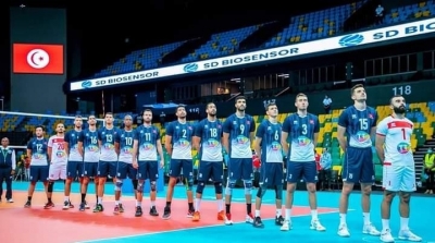 المنتخب الوطني لكرة الطائرة يتأهل للدور لنهائي بطولة افريقيا 