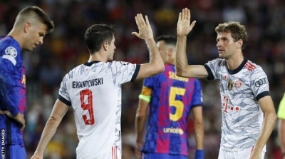 برشلونة يتعرض لهزيمة قاسية على ملعبه من بايرن ميونيخ في أول مباراة بدون ميسي