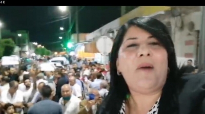 باجة : أنصار قيس سعيد يرشقون عبير موسي بالبيض و الحجارة (فيديو)