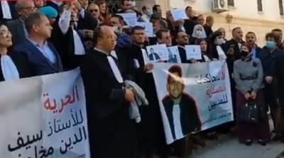 أكثر من 100 محام يتطوعون للدفاع عن سيف الدين مخلوف