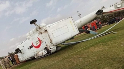 سقوط طائرة تحمل أموالا في ترهونة الليبية