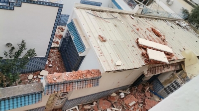 أريانة : إنفجار أنبوب للغاز في حي النزهة (صور)